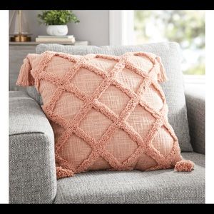 SOLD *********2 BHG coral/ blush pink pillows.